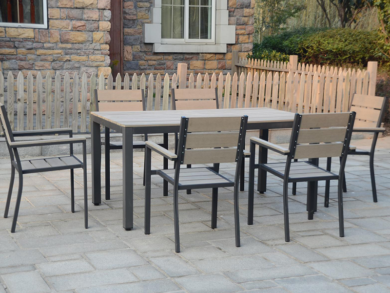 set da pranzo in legno sintetico YQW-312