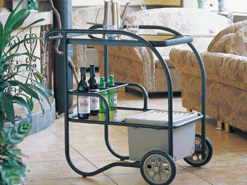 Casa di mano in alluminio con ruote YQ-015