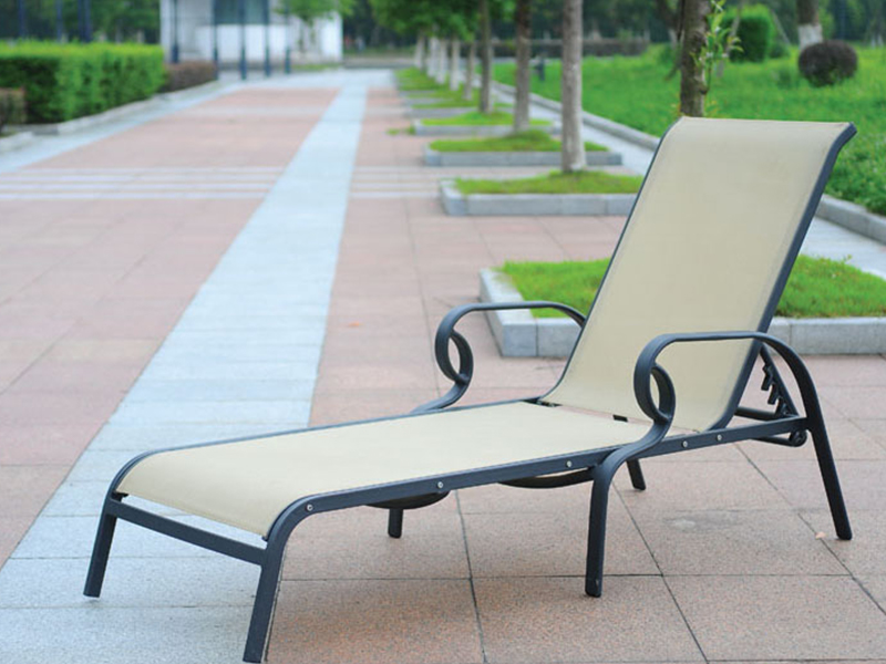 Daybed all'aperto, sunlounger, sedia da sole in alluminio YQ-TB-415