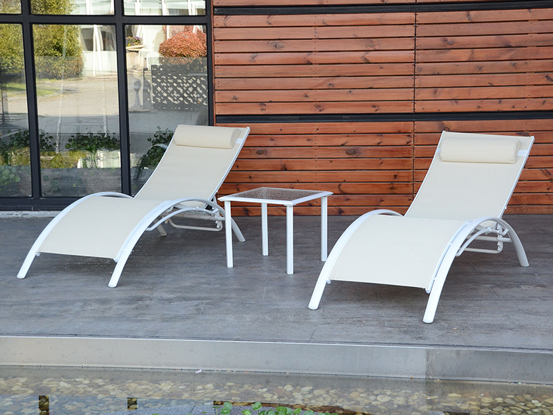 LAUNGER OUTDOOR SUN LOUNGER, SHOUNGE MESH YQ-TB-426C