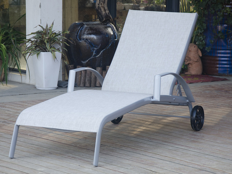 Lounge all'aperto, Hote Lounge, sedia a sdraio in alluminio, rilassati mobili YQ-TB-458