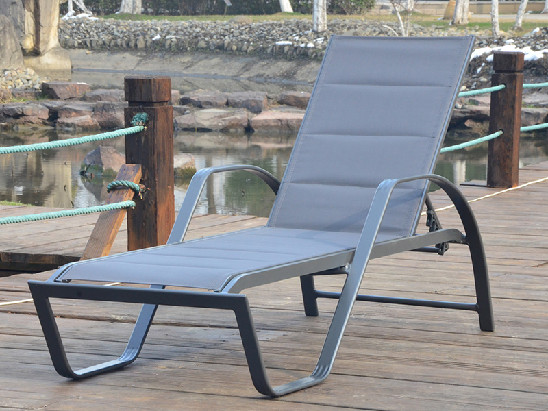 piscina da solare da sole lettino a doppio texlene lounge esterno yq-tb-501a