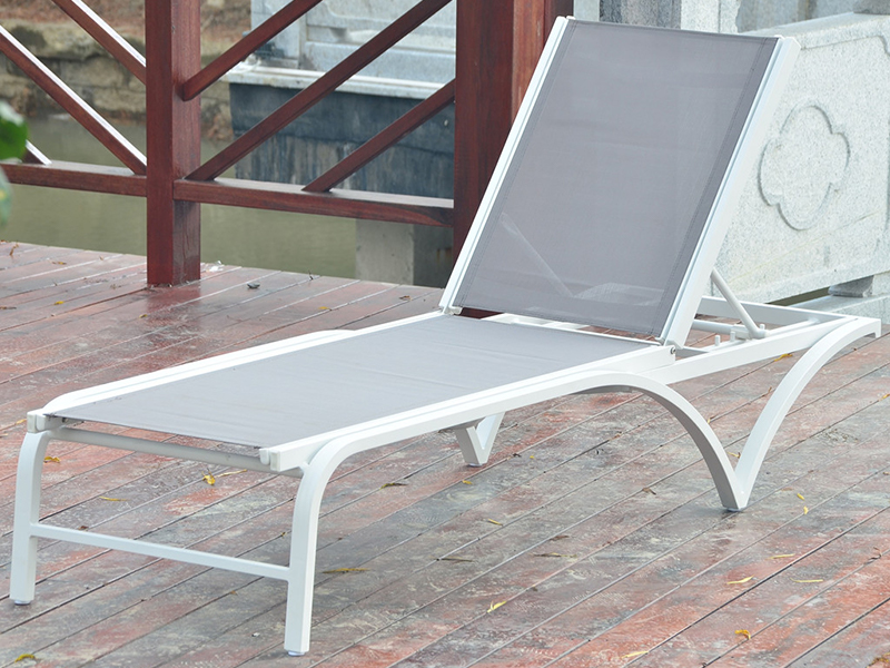 sedia reclinabile da daybed esterno mobili per patio, lettino da sole, piscina in hotel YQ-TB-508