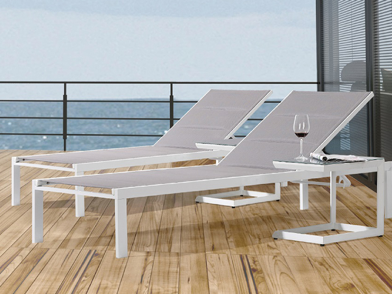 Sedia in alluminio, salone knock-down, sedia esterna YQ-TB-545