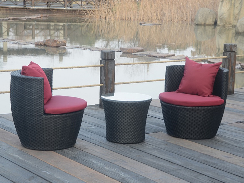 Set di divano rattan yqr-173a