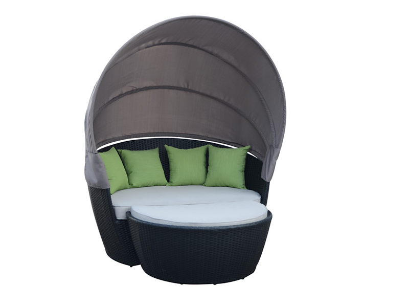 letto di baldacchino rattan esterno YQR-285