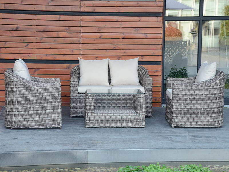 Set di divano rattan yqr-418b