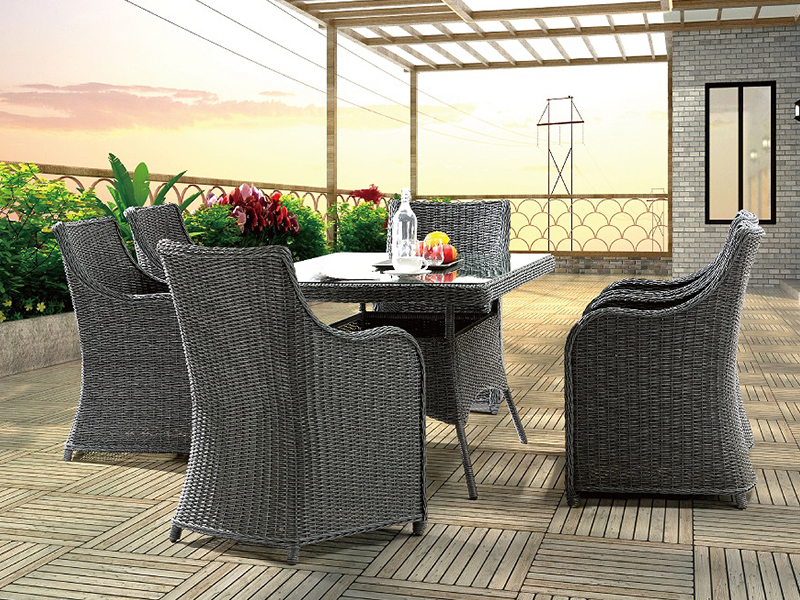 Set da pranzo rattan yqr-497b
