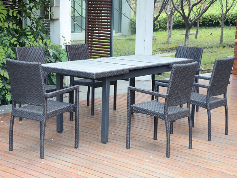 Set da pranzo rattan yqr-502