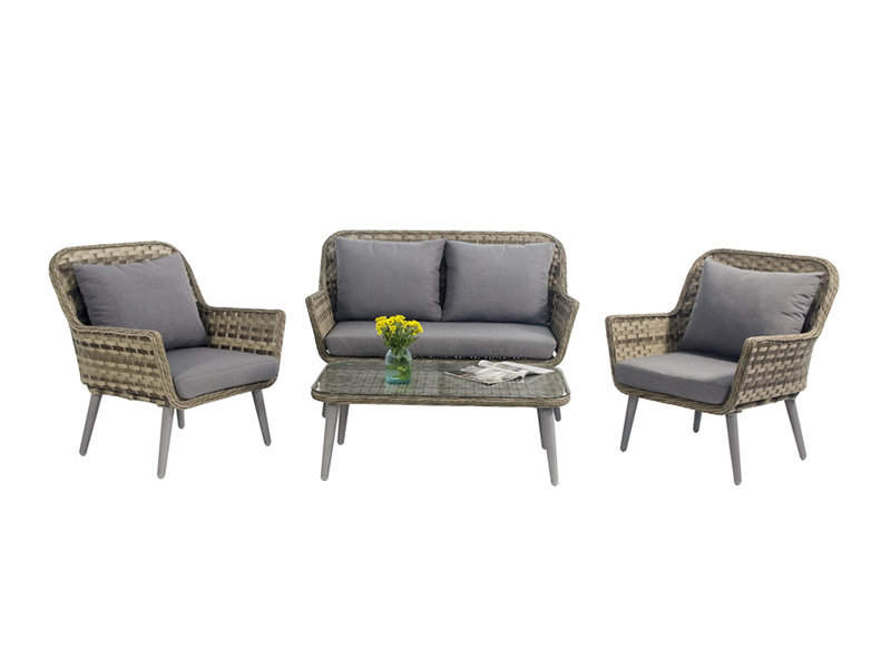 Mobili da giardino mobili per esterni per pattine set di divano rattan, design KD YQR-705